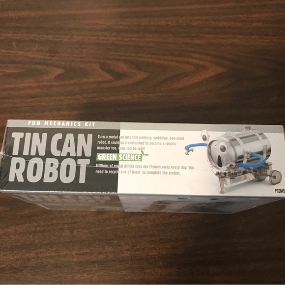 NWT 4M Toysmith KidzRobotix Tin Can Robot DIY Science Kits STEM Powered Kids - Picture 4 of 8